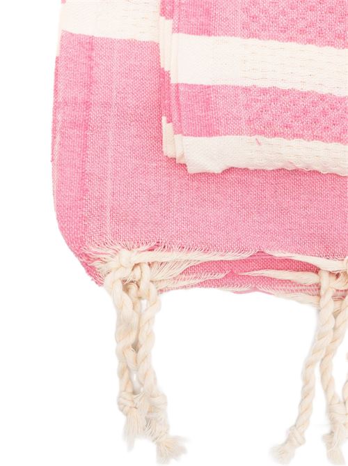 Telo mare bambino MC2 Saint Barth bianco e rosa MC2 SAINT BARTH Kids | FOUTAS N00640L